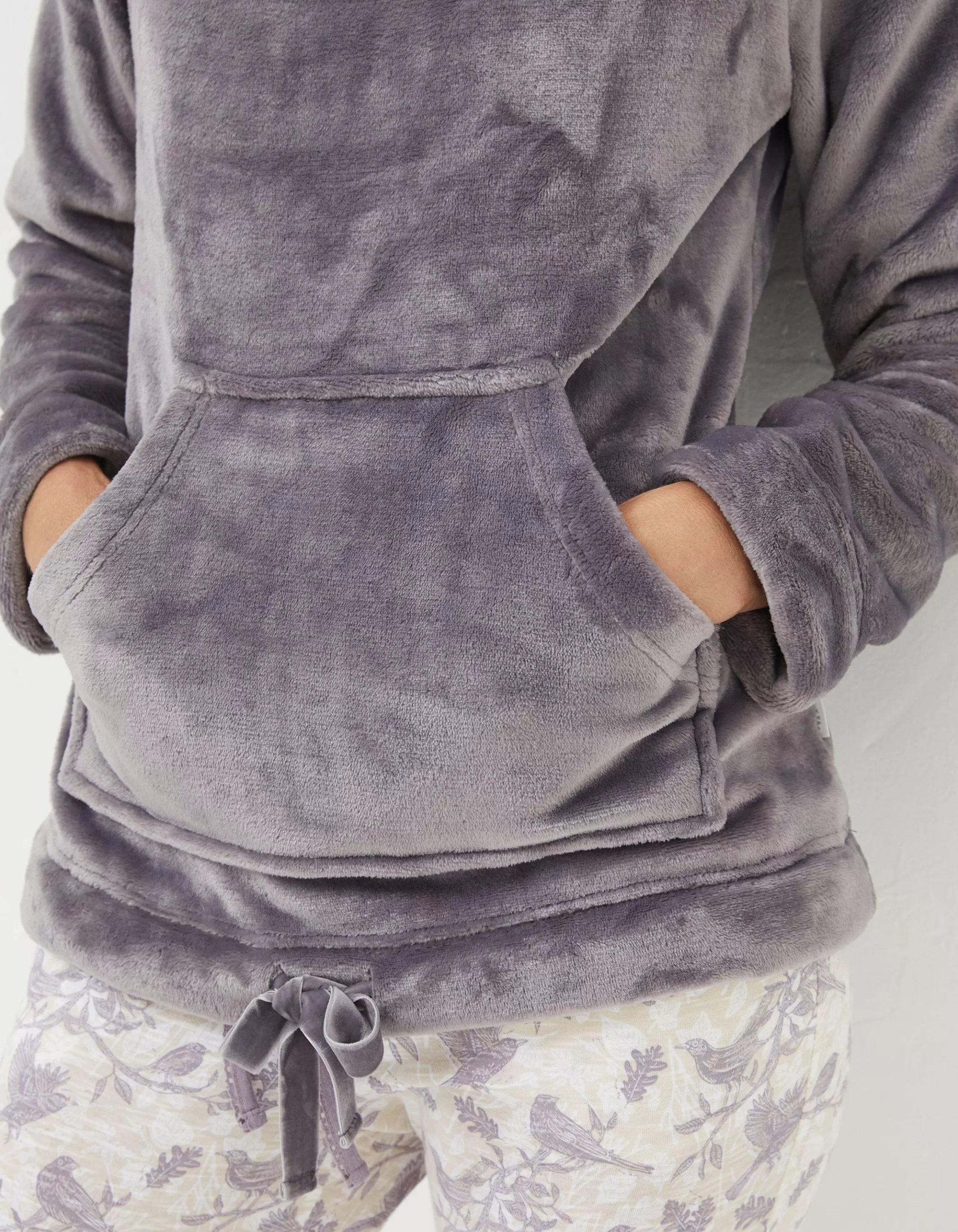 Fashion FatFace Snuggle Top Charcoal Grey