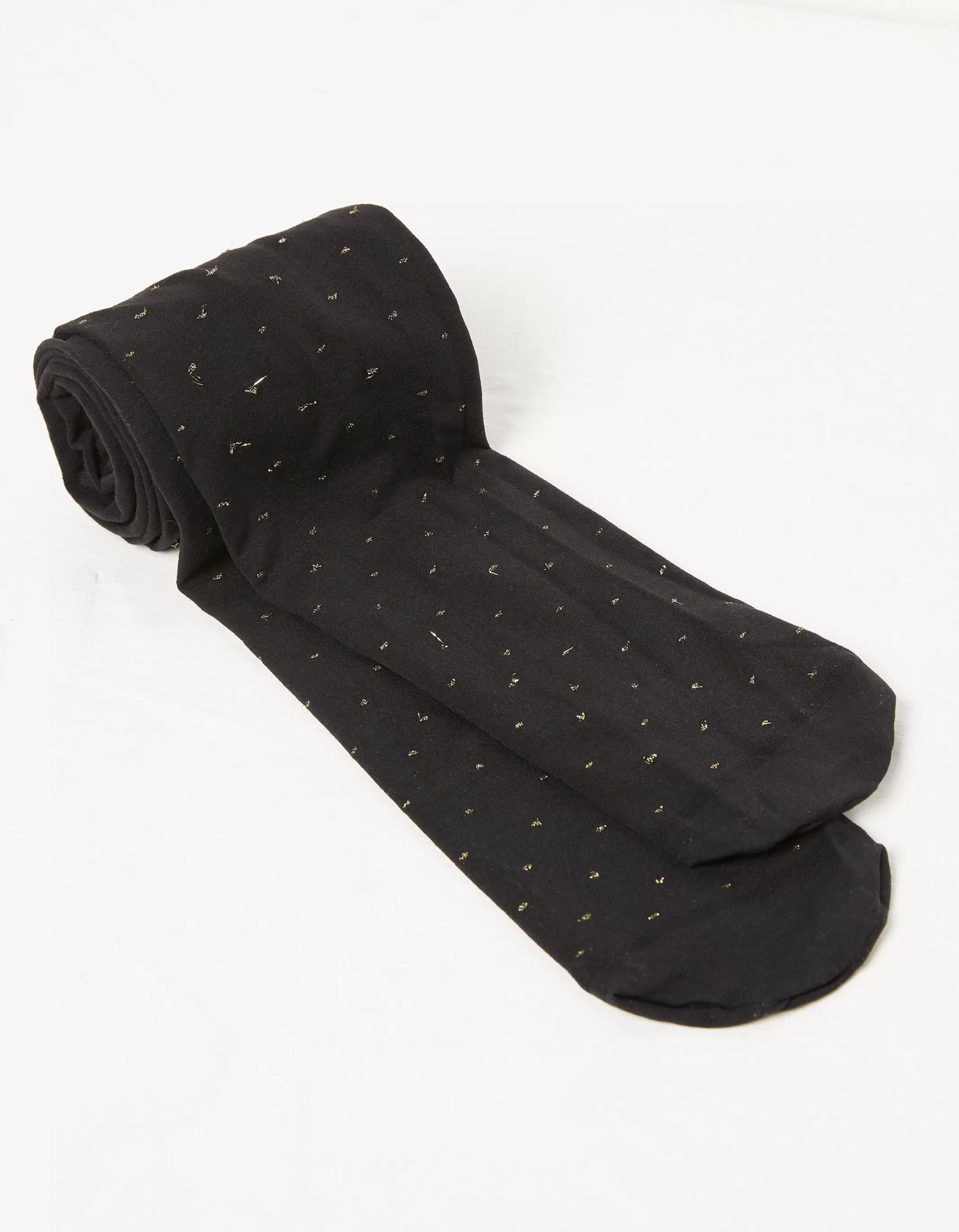 Shop FatFace Sparkle Tights Black