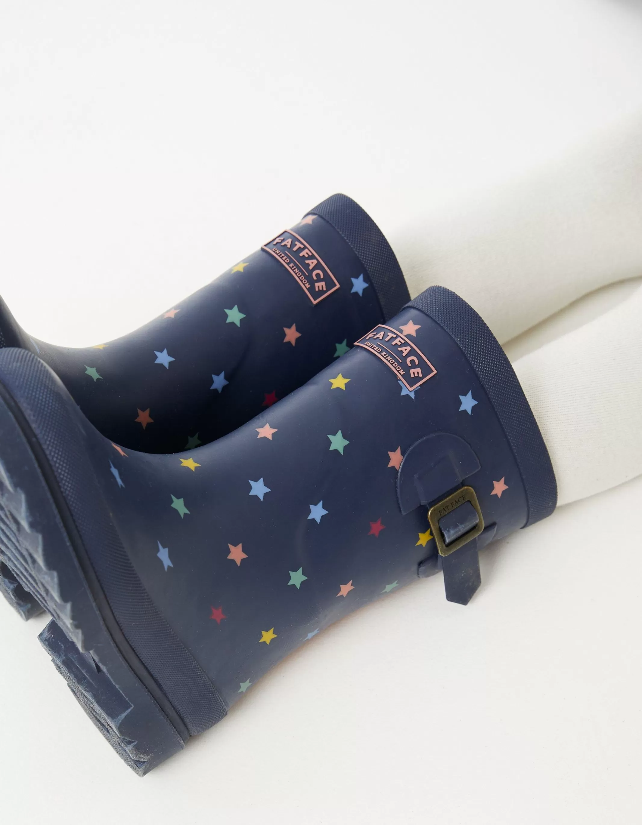 New FatFace Star Wellies Navy