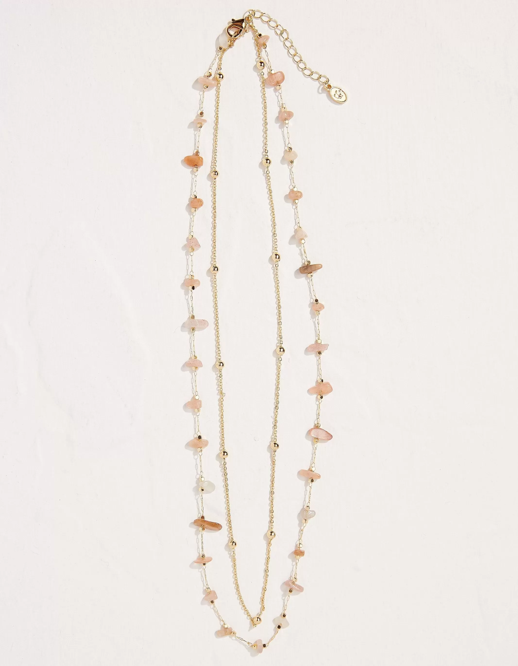Best Sale FatFace Stone Layered Necklace Pink