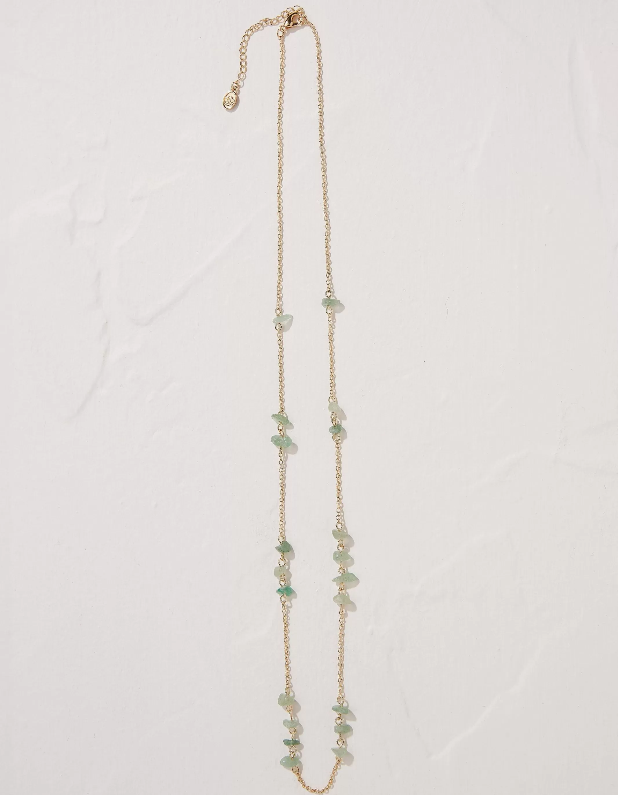 Outlet FatFace Stone Long Necklace Green