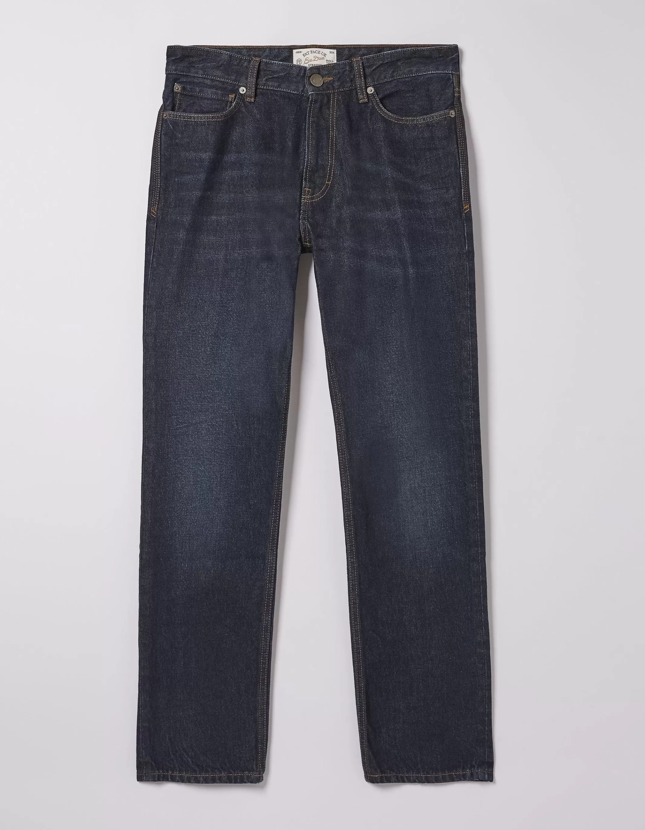 Best Sale FatFace Straight Dark Vintage Wash Jeans Denim