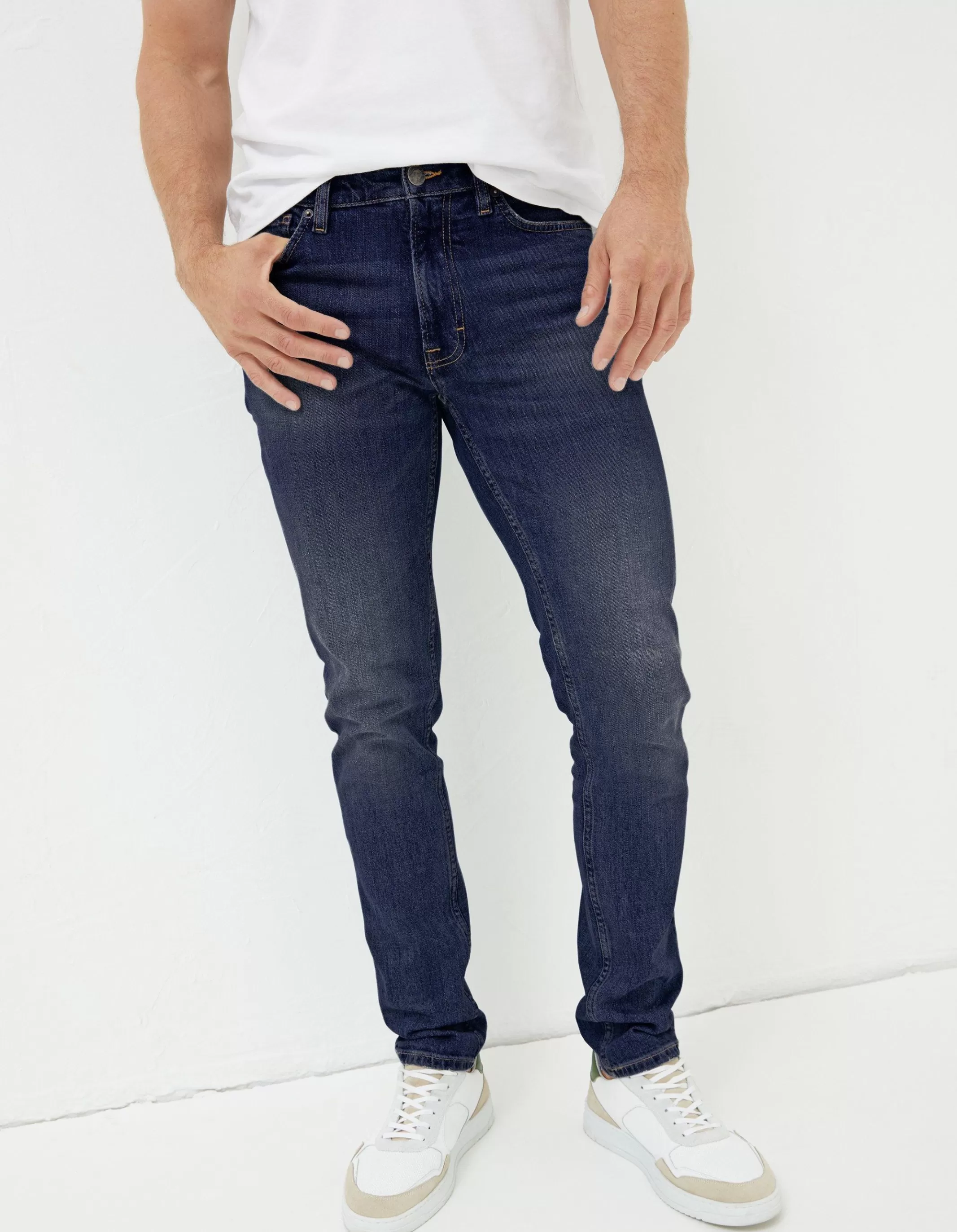 Fashion FatFace Super Slim Fit Jeans Dark Blue