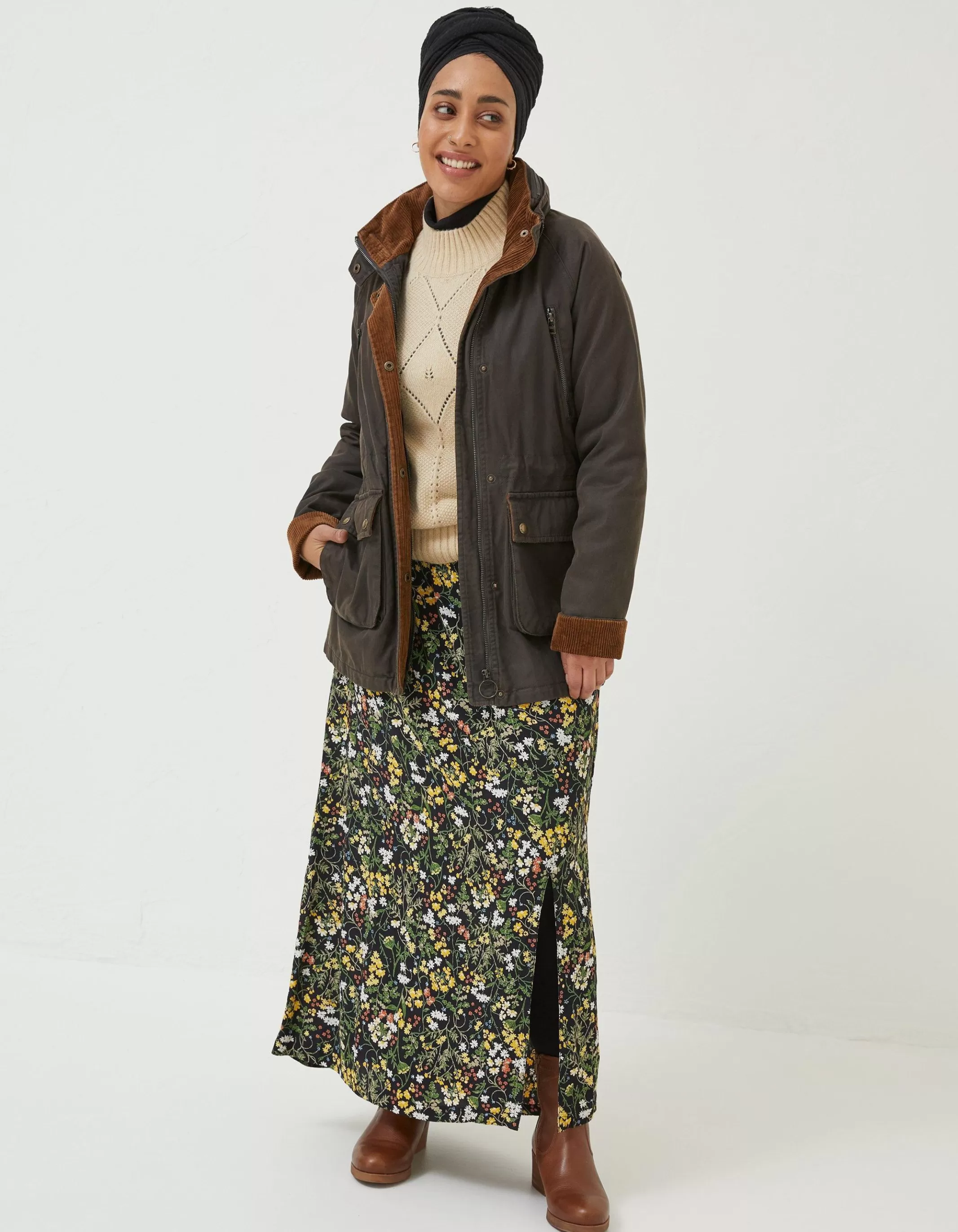Fashion FatFace Sussex Jacket Chocolate
