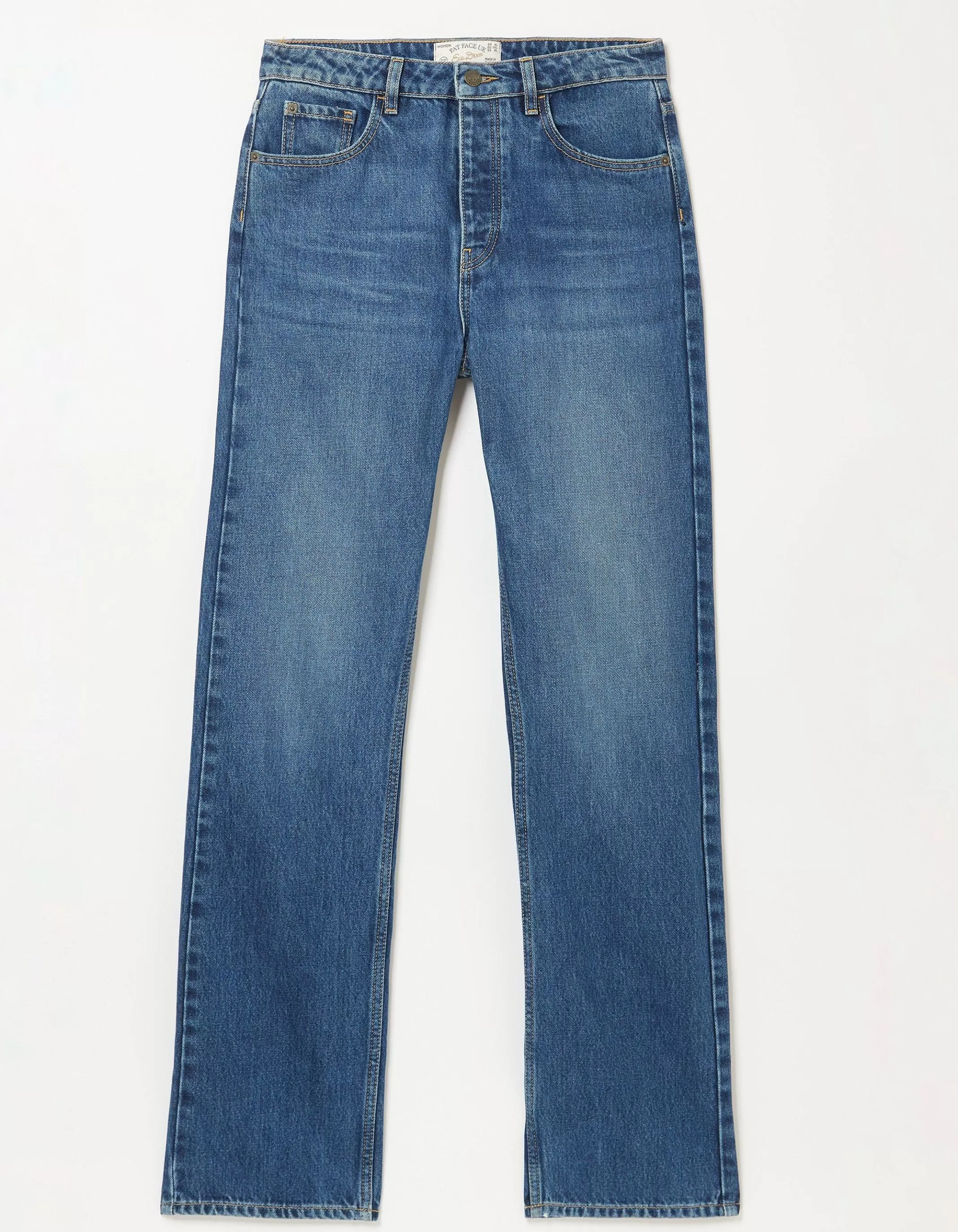 Best Sale FatFace Sutton Straight Jeans Denim Blue