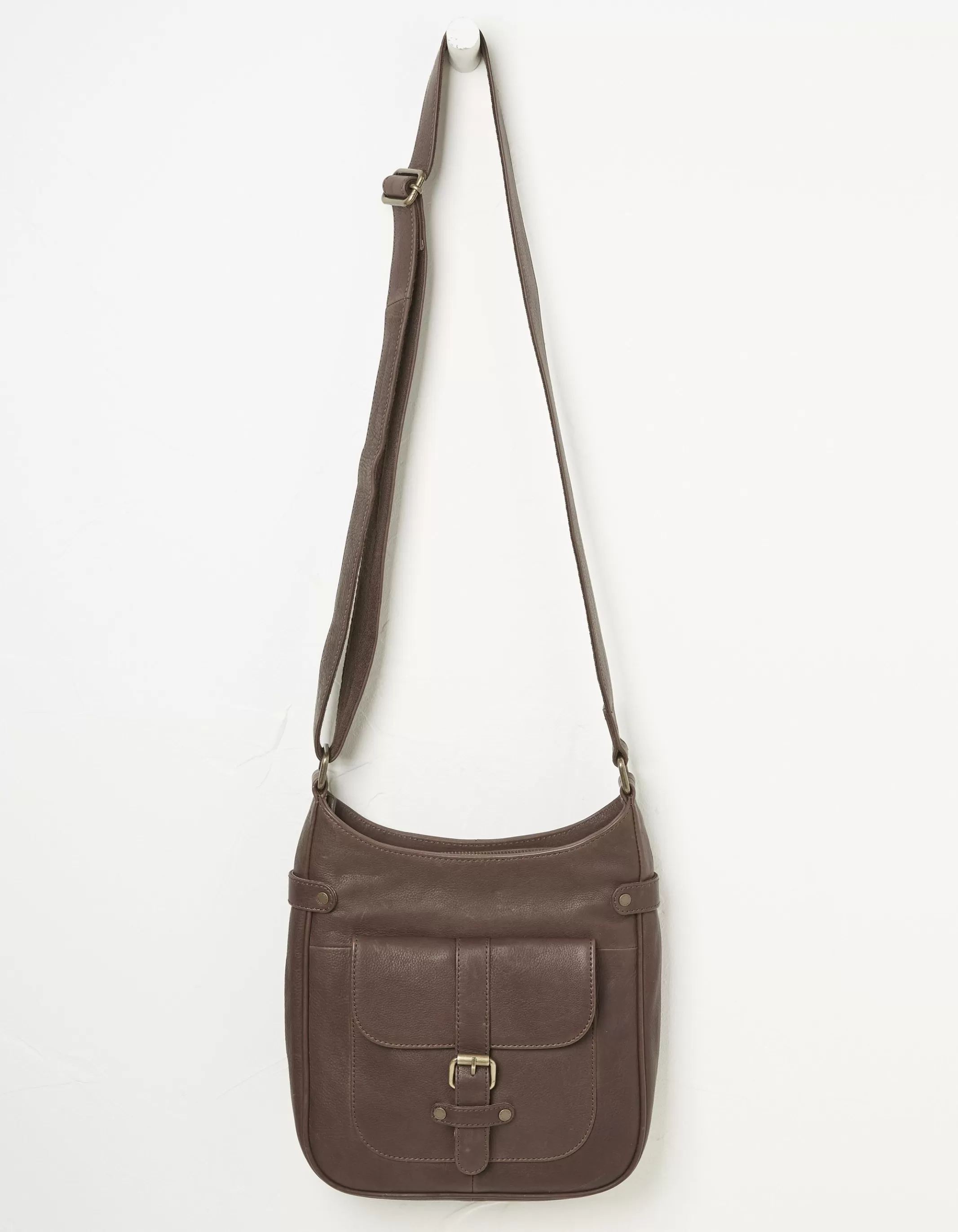 Hot FatFace The Annabelle Shoulder Bag Chocolate Brown