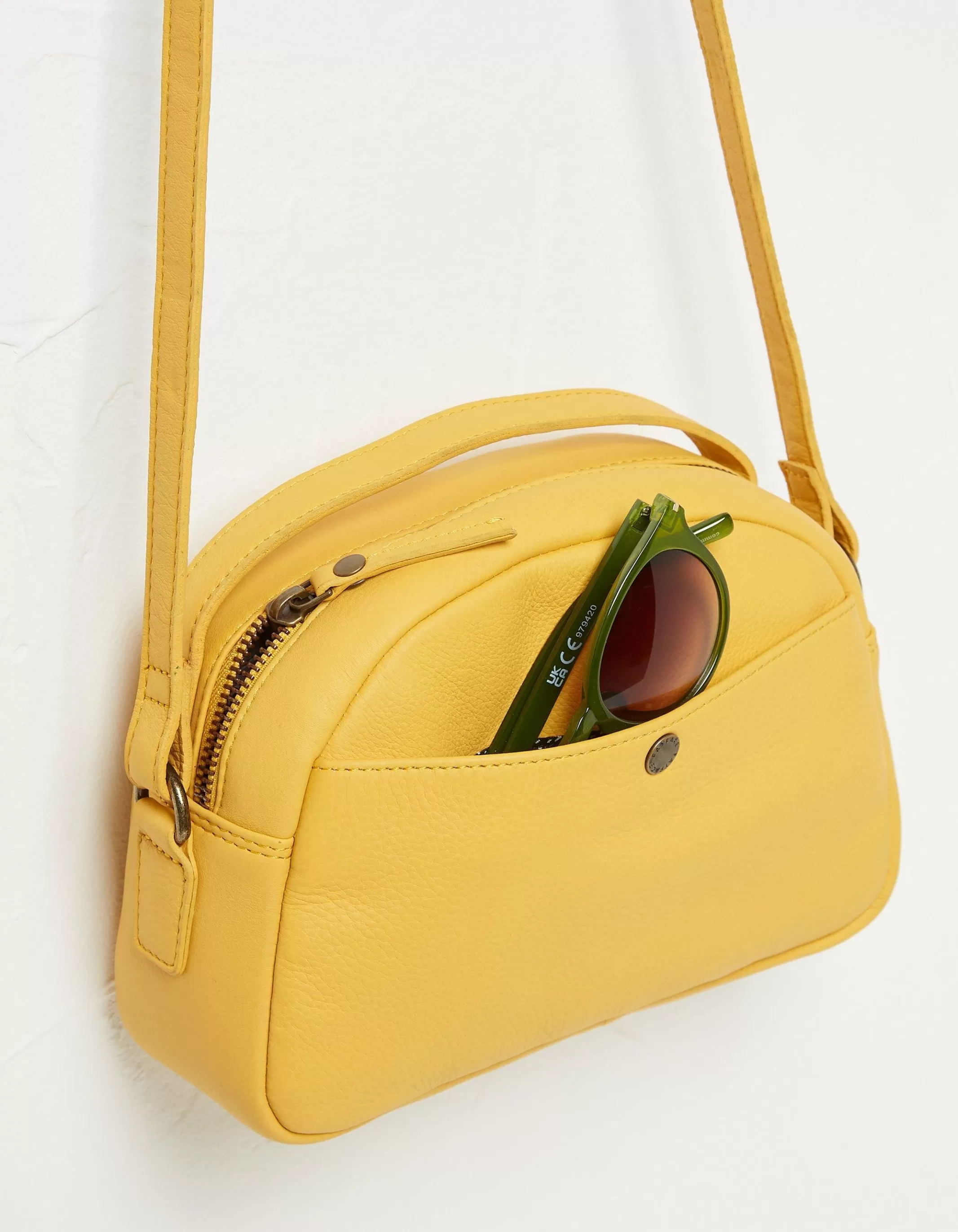 New FatFace The Callie Crossbody Bag Yellow