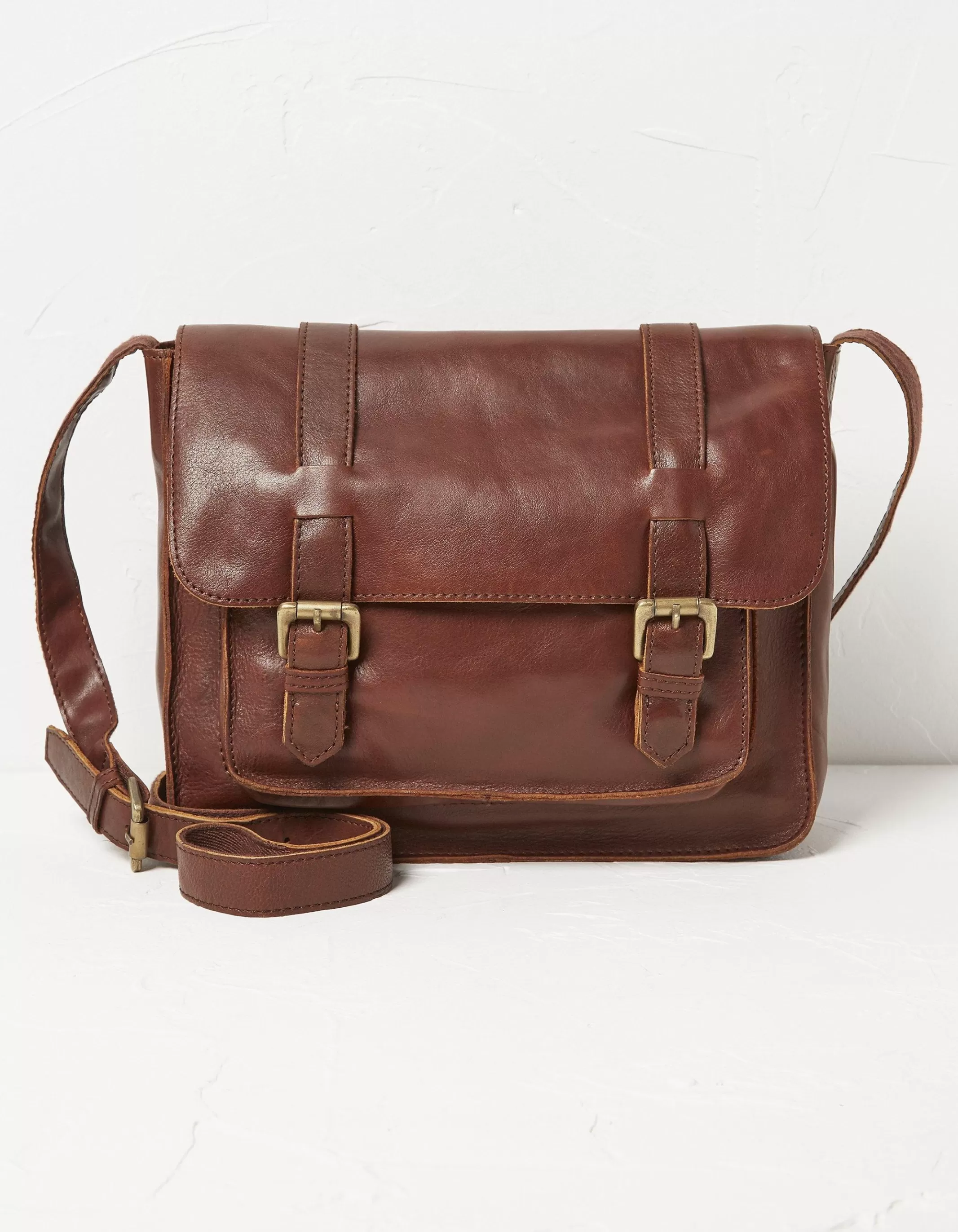 New FatFace The Camilla Satchel Chestnut