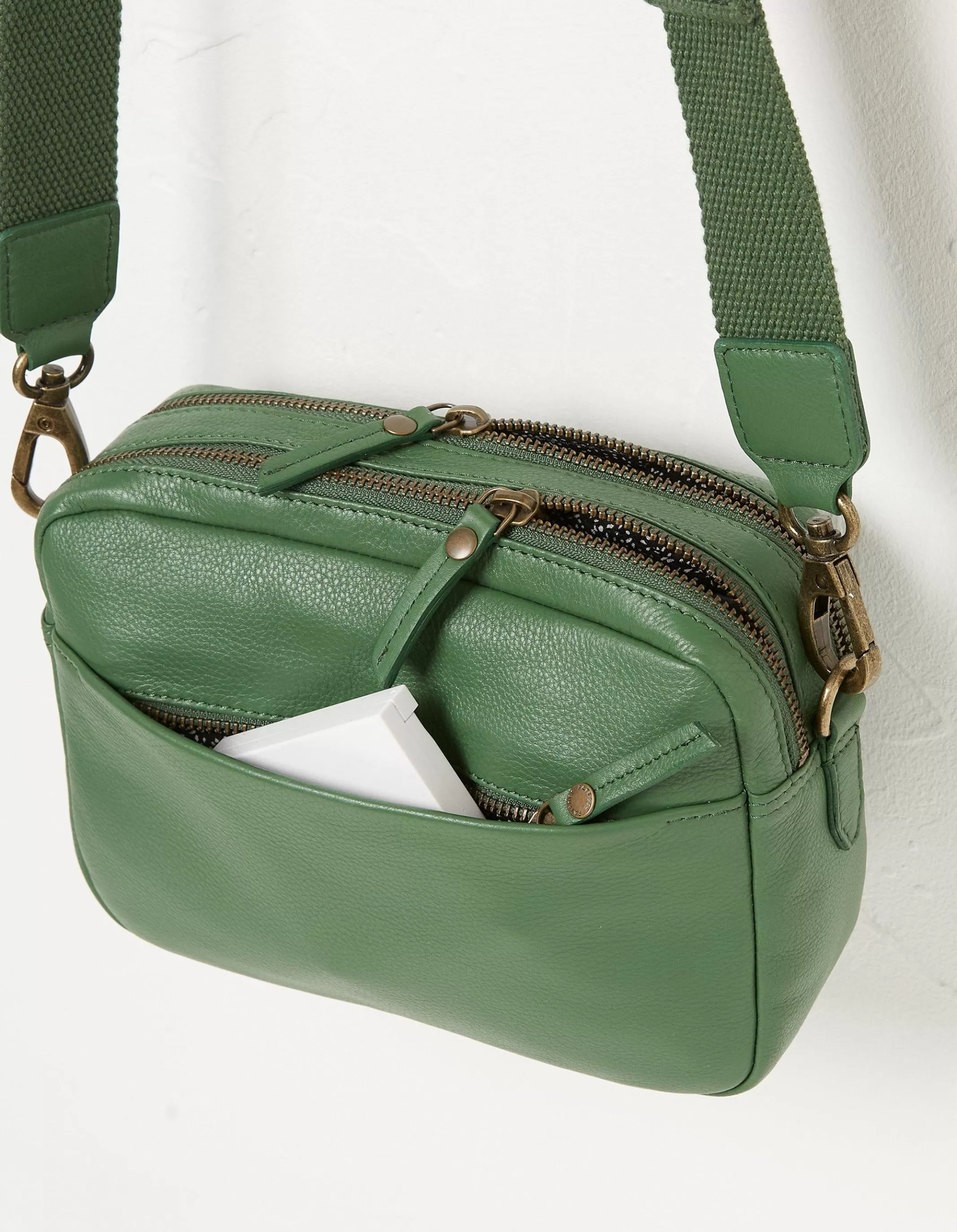Cheap FatFace The Oslo Camera Bag Green