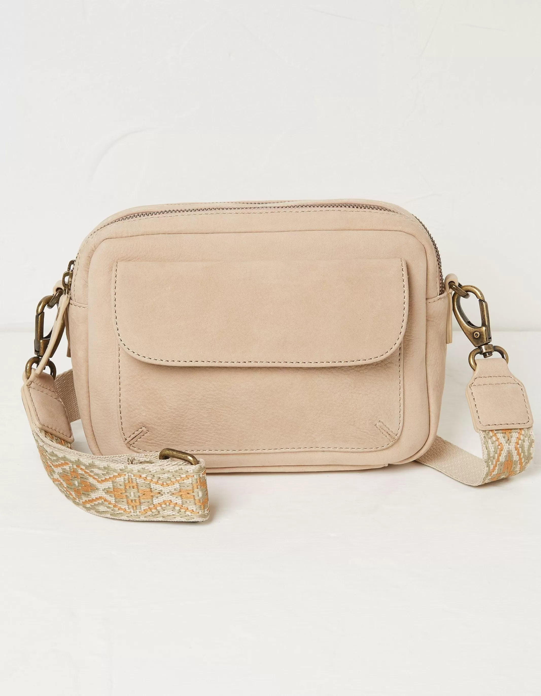 Flash Sale FatFace The Oslo Camera Bag Ornate Strap Stone