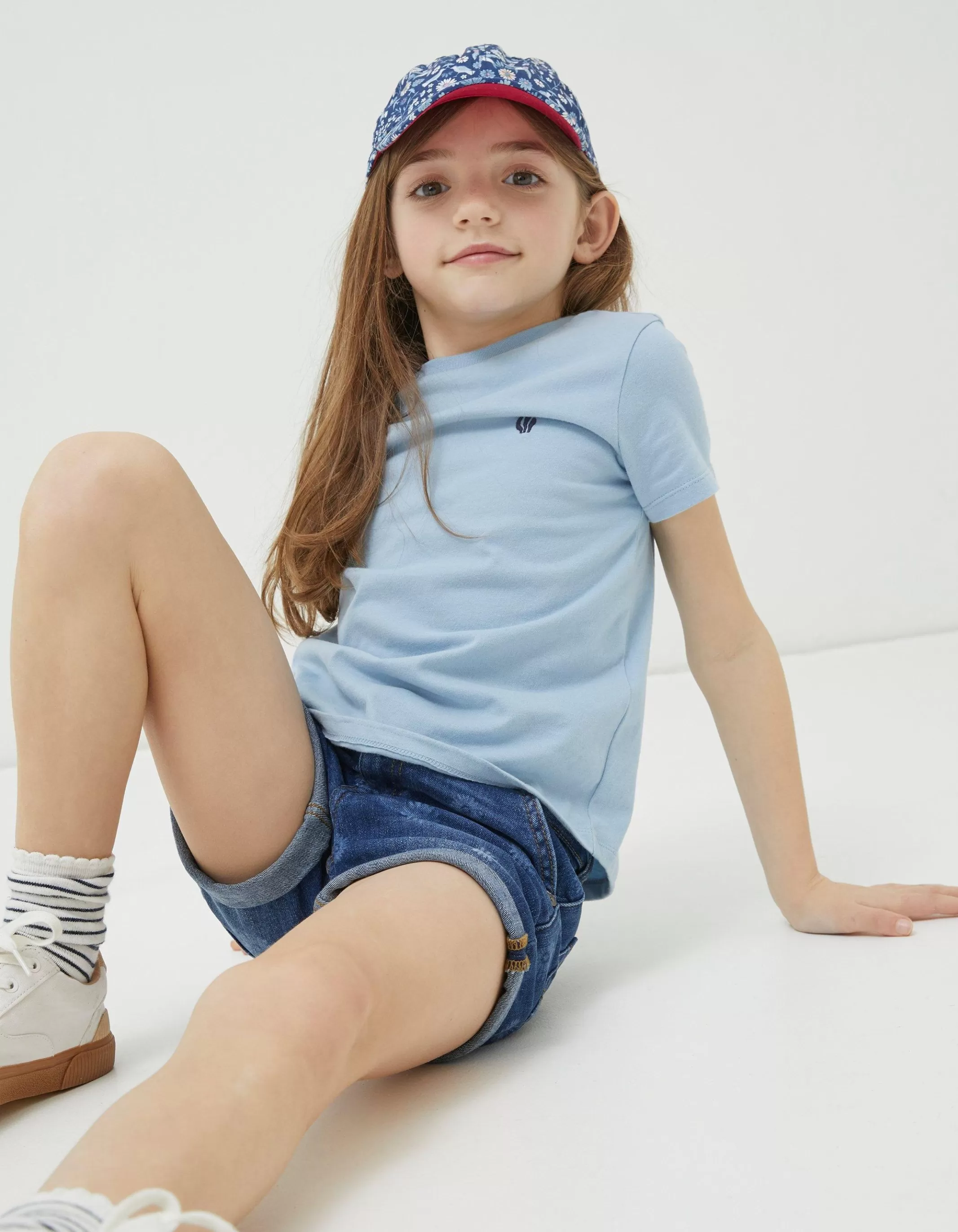 Discount FatFace Three-Pack Short Sleeve T-Shirts Navy Marl