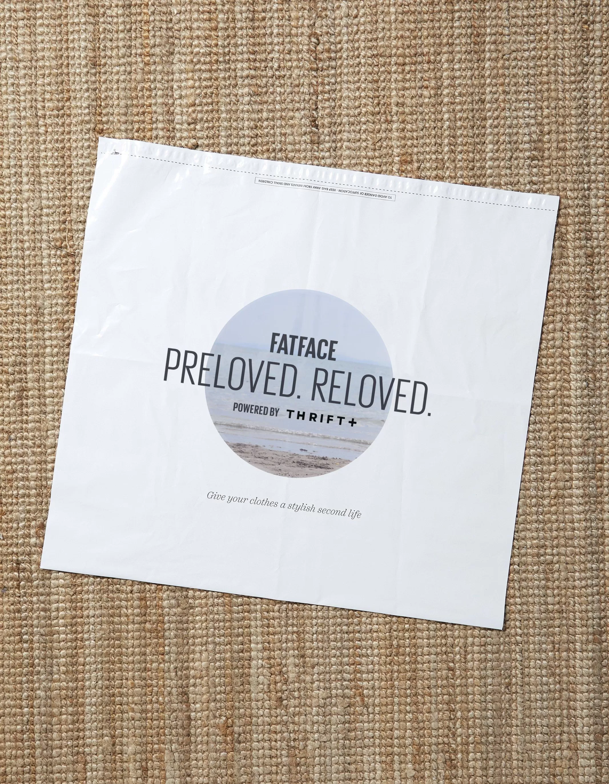 New FatFace Thrift+ Mailer Bag Multi