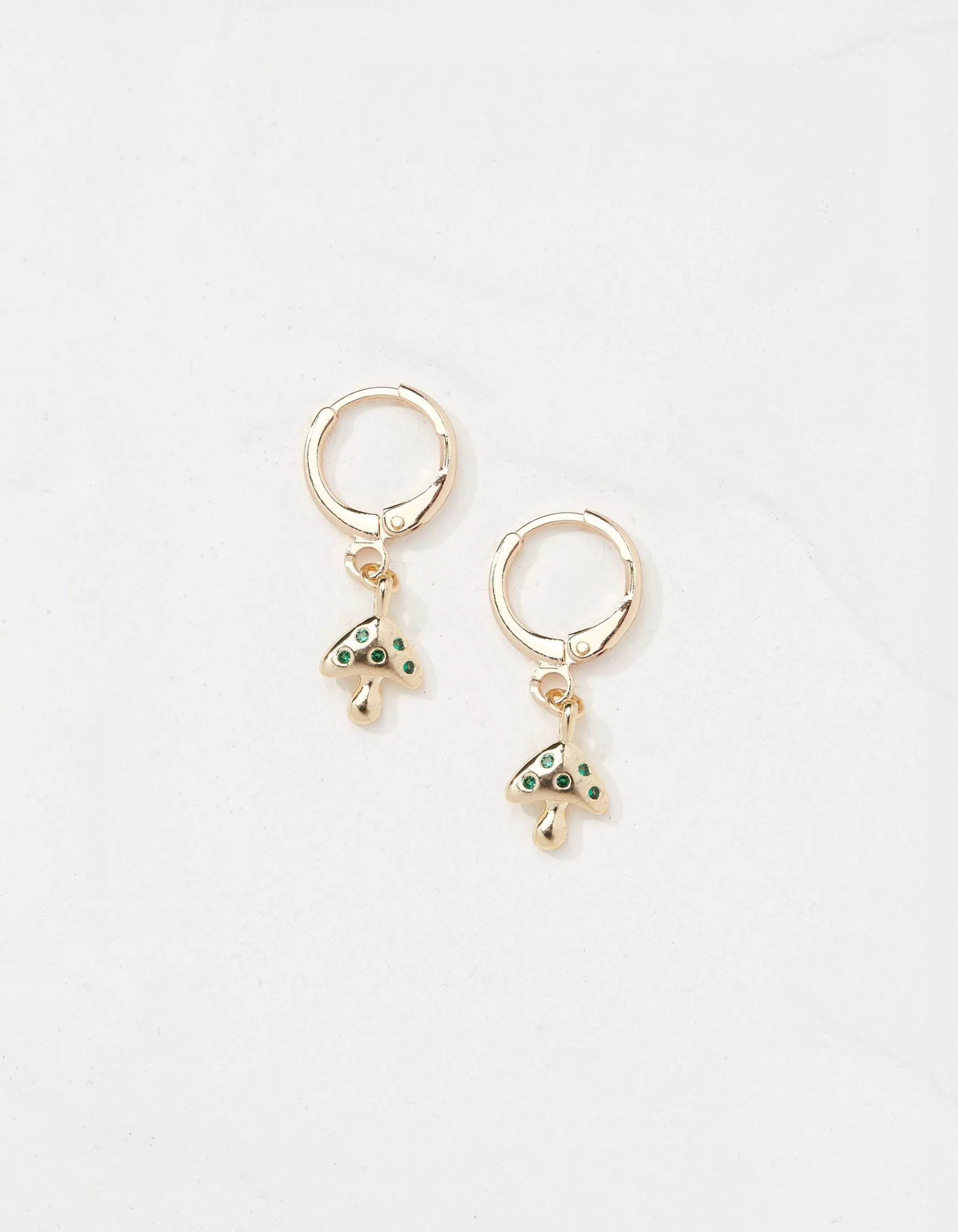 Discount FatFace Toadstool Drop Earrings Gold