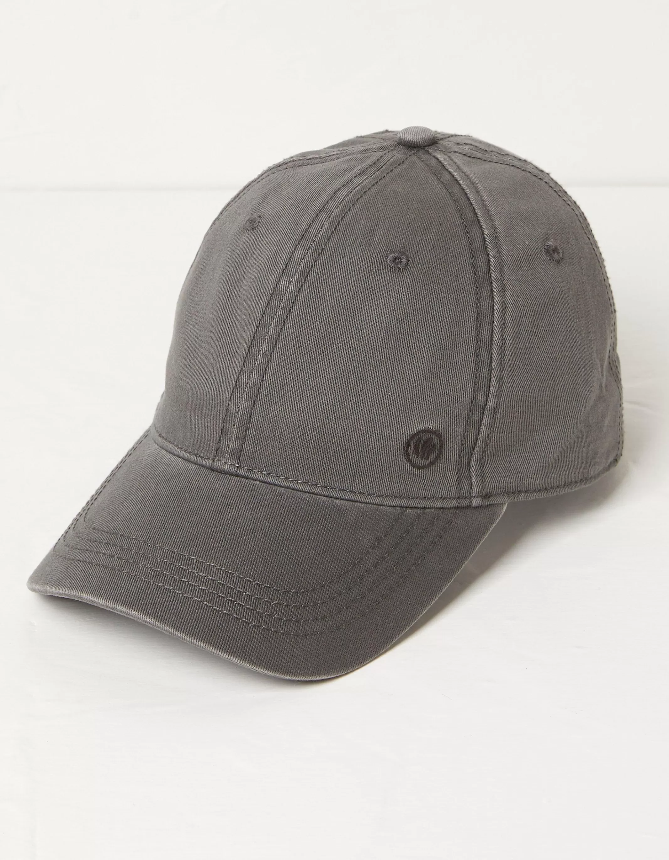 Best Sale FatFace Twill Baseball Cap Grey