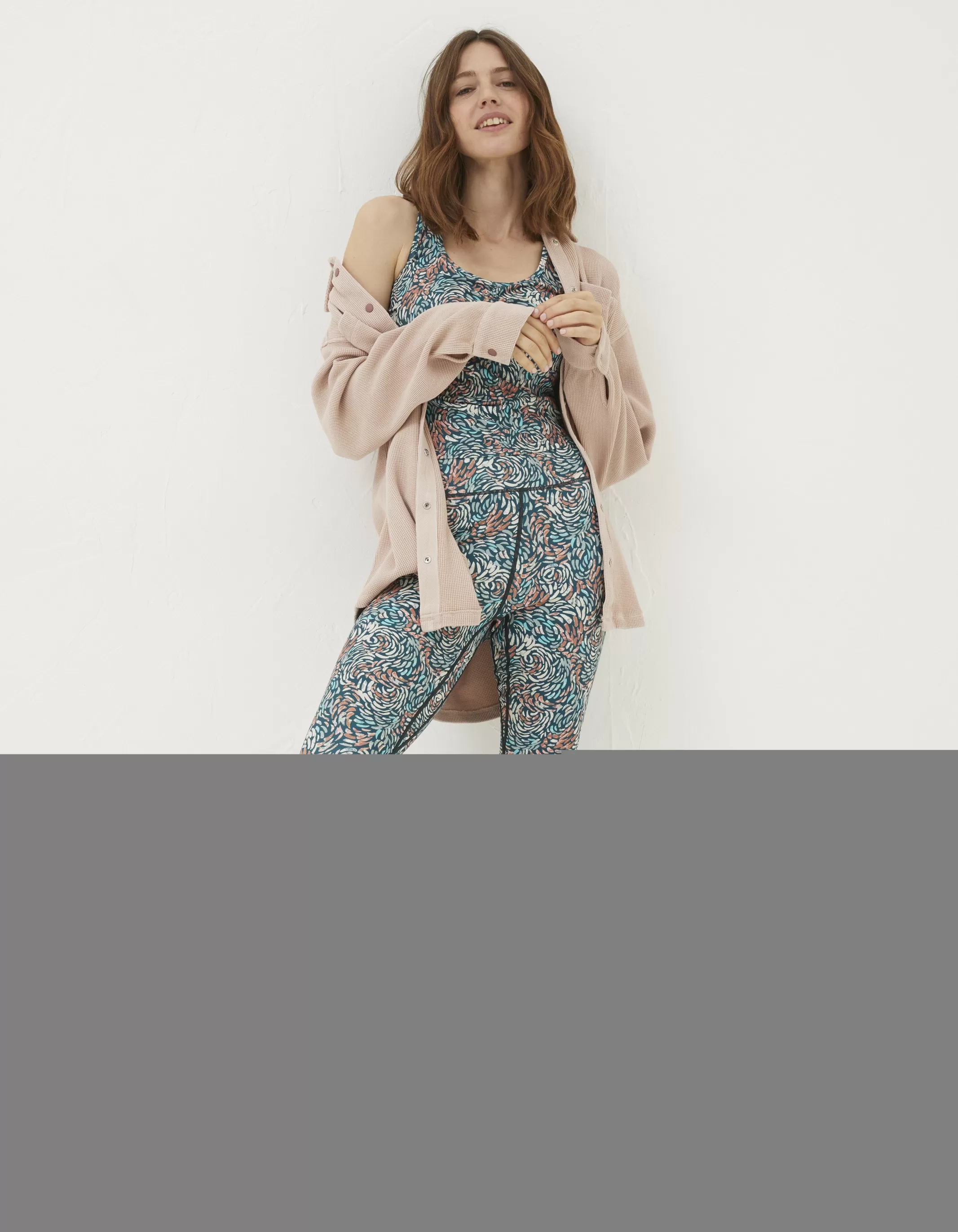 New FatFace Venus Print Legging Multi