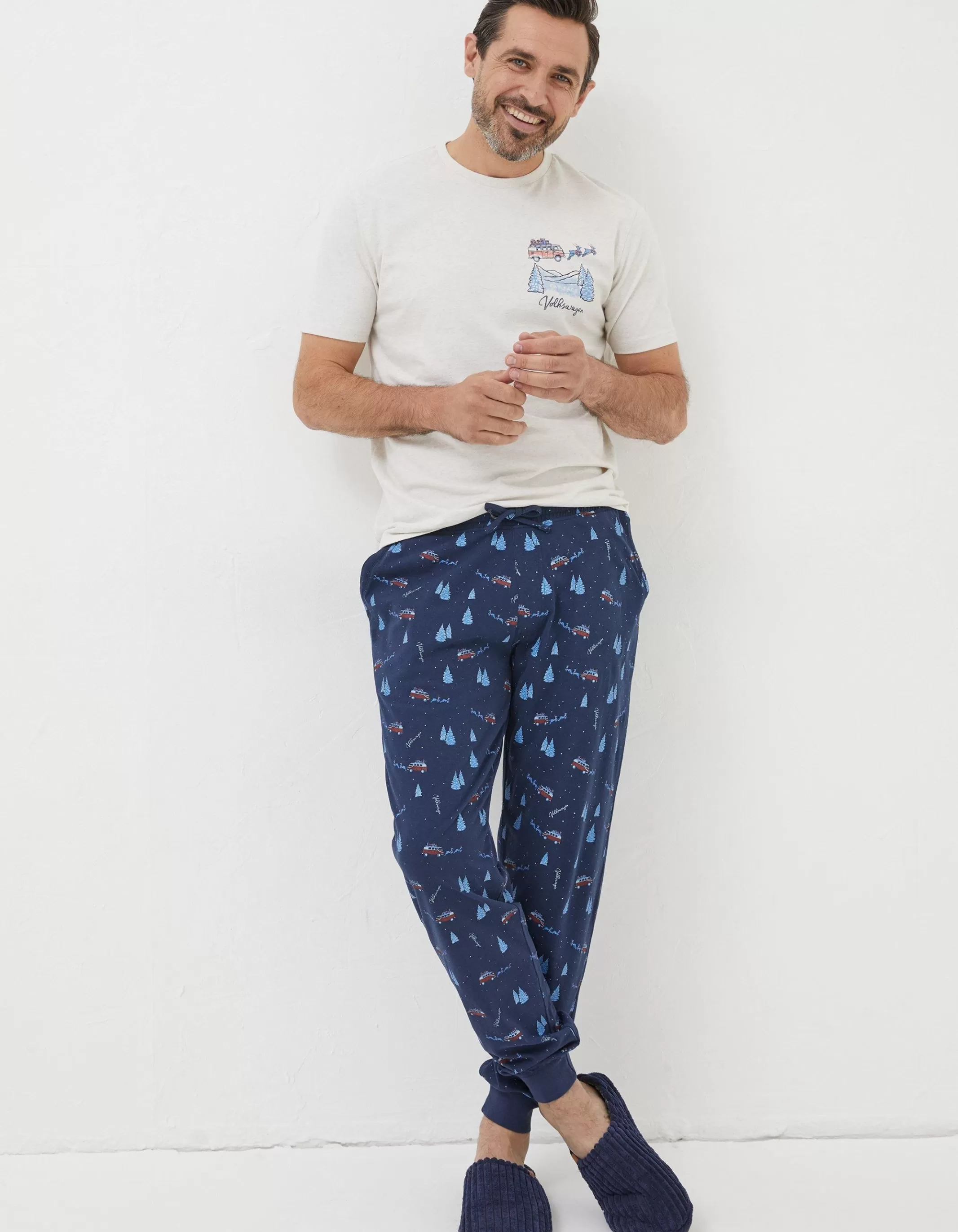 Flash Sale FatFace Vw Jogger Pyjama Set Navy