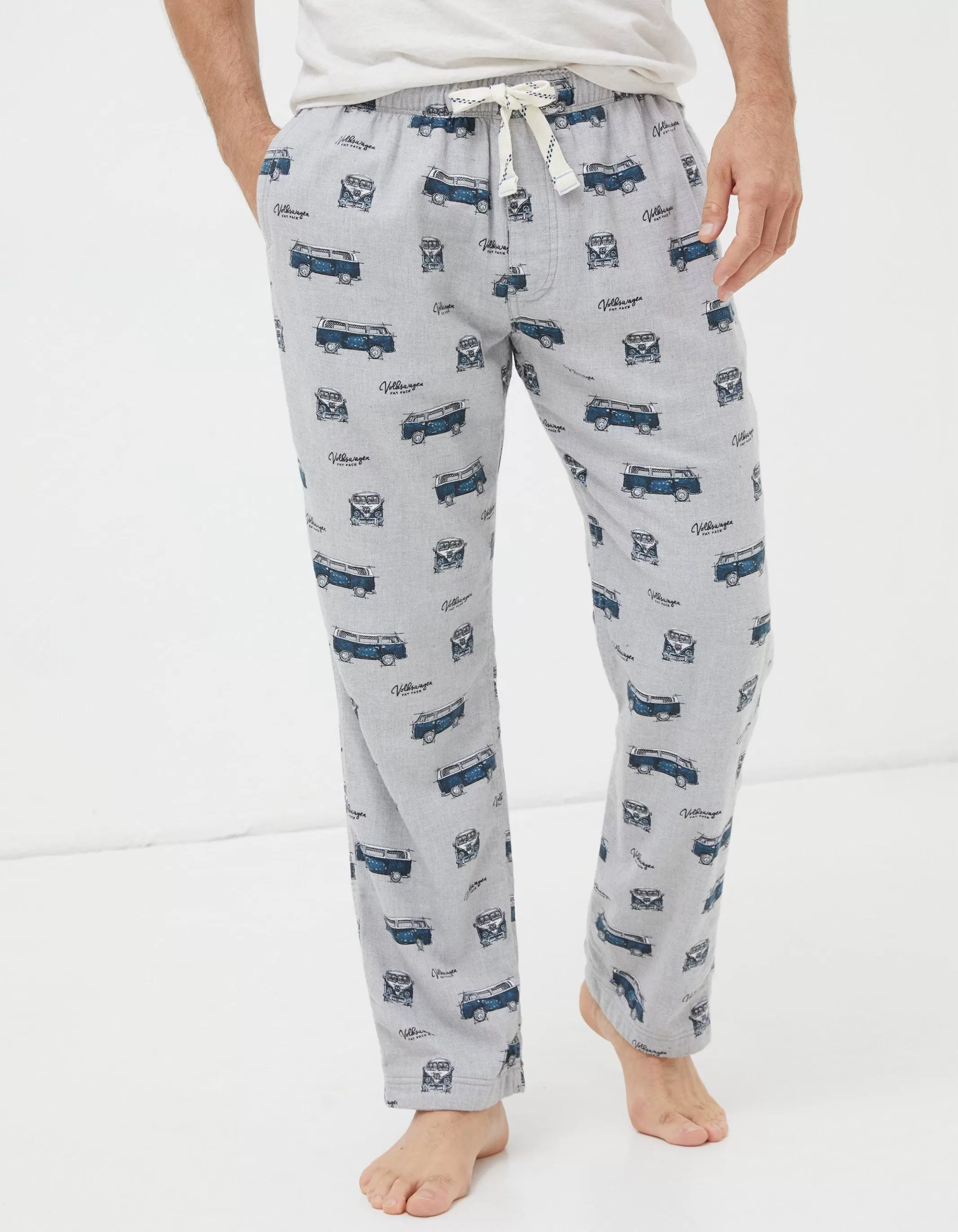 Cheap FatFace Vw Printed Pyjama Bottoms Grey Marl