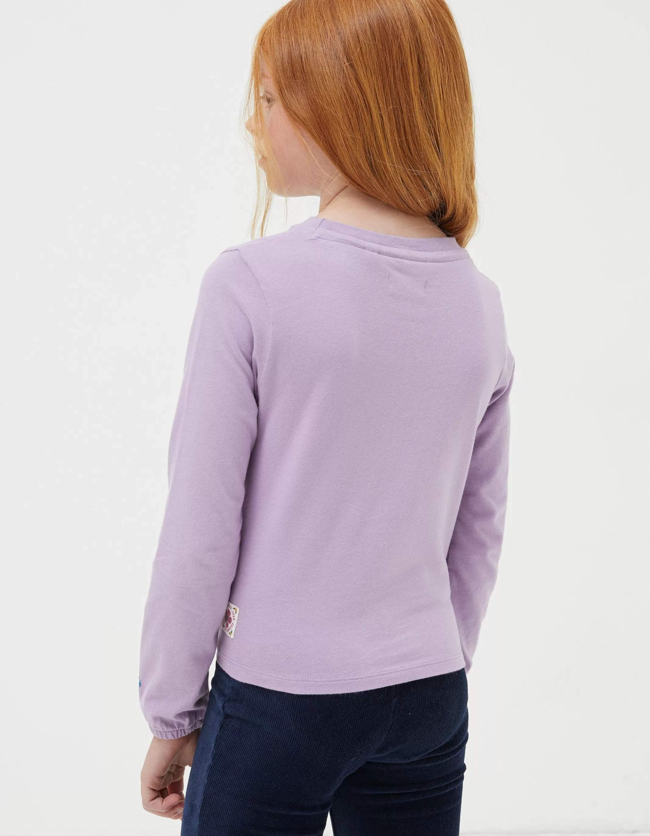 Best FatFace Waist Tie Long Sleeve T-Shirt Lilac