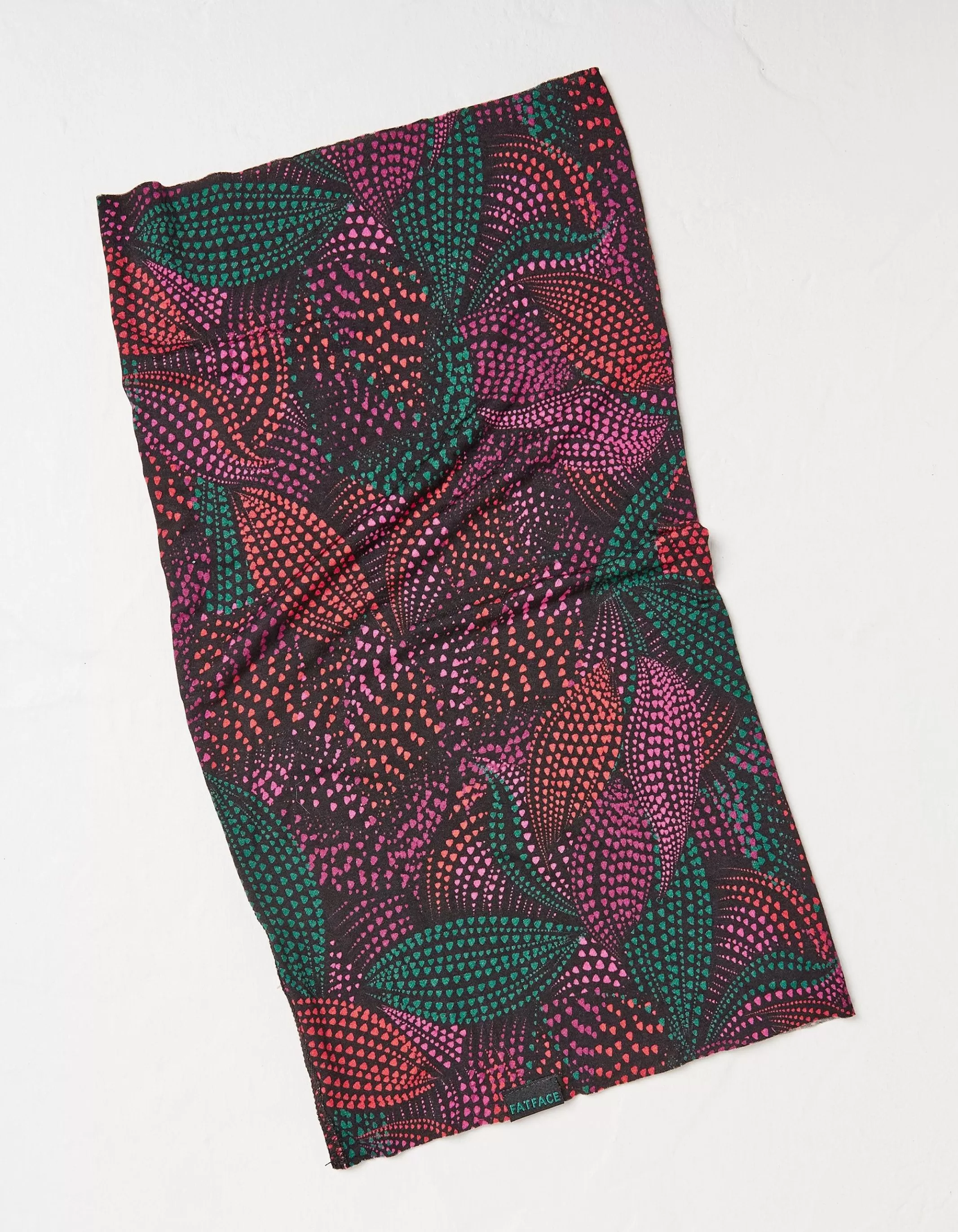 Outlet FatFace Waves Print Snood Black