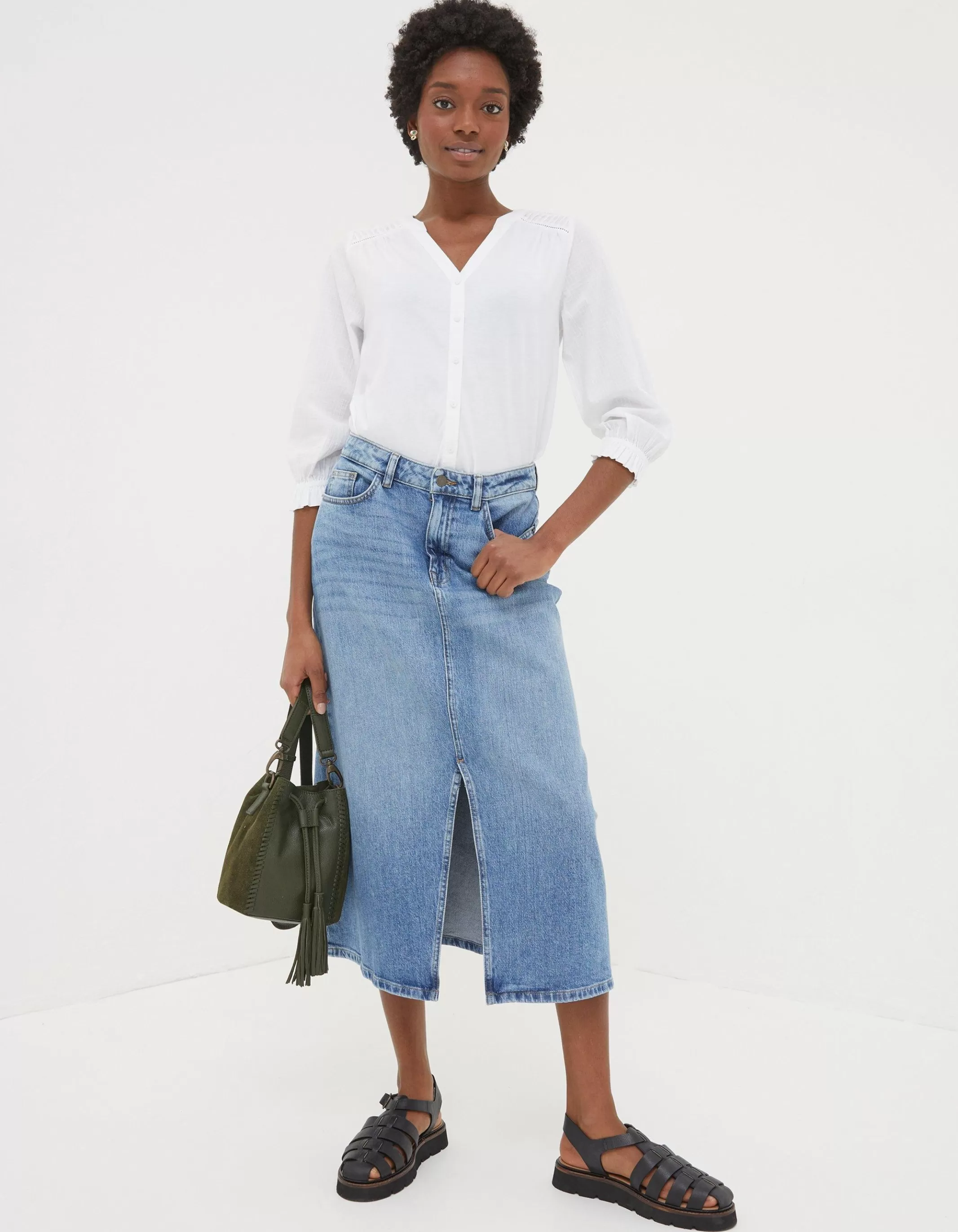 Best FatFace Winnie Top White