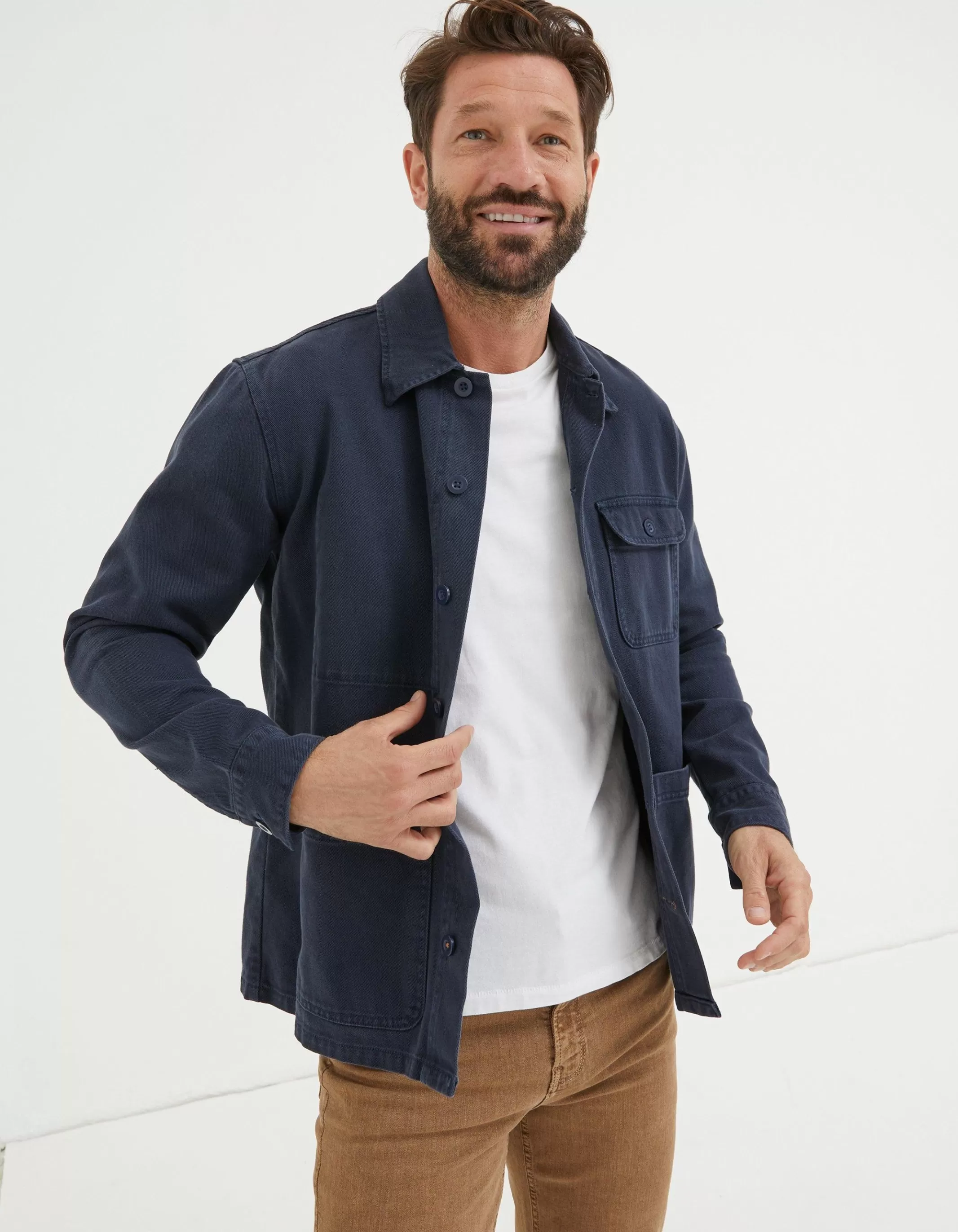 Flash Sale FatFace Worker Jacket Navy