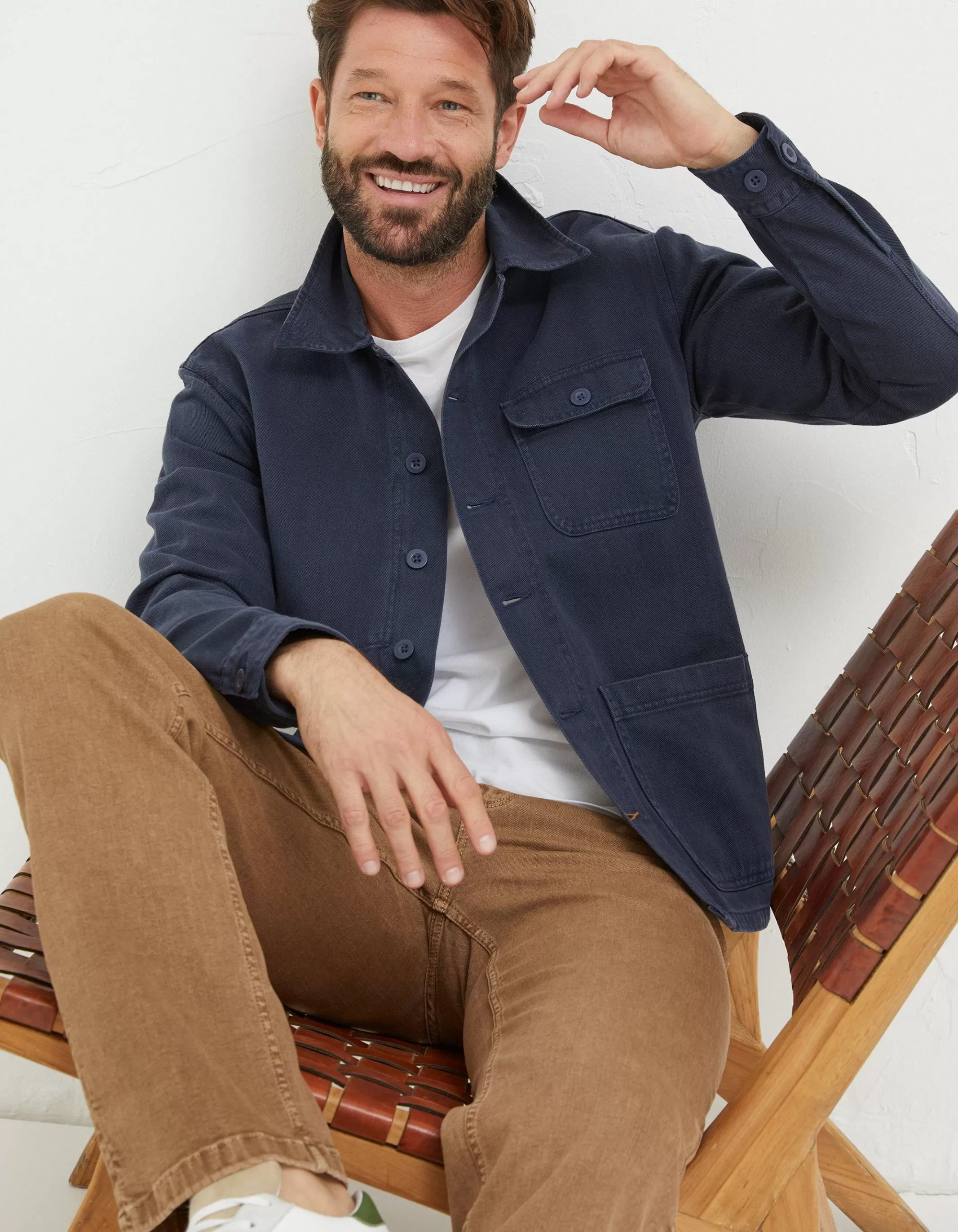 Flash Sale FatFace Worker Jacket Navy