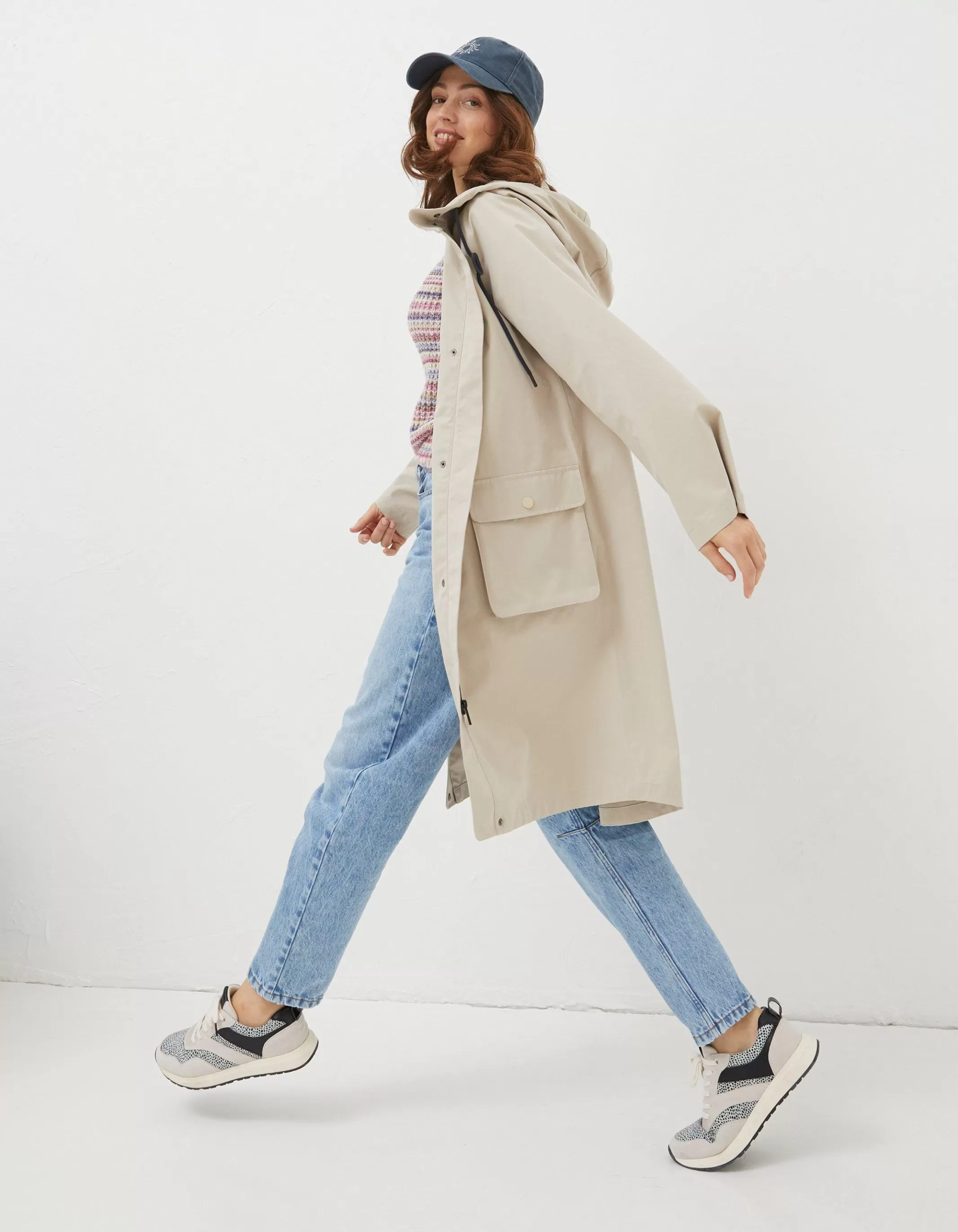 Discount FatFace Wren Waterproof Coat Stone