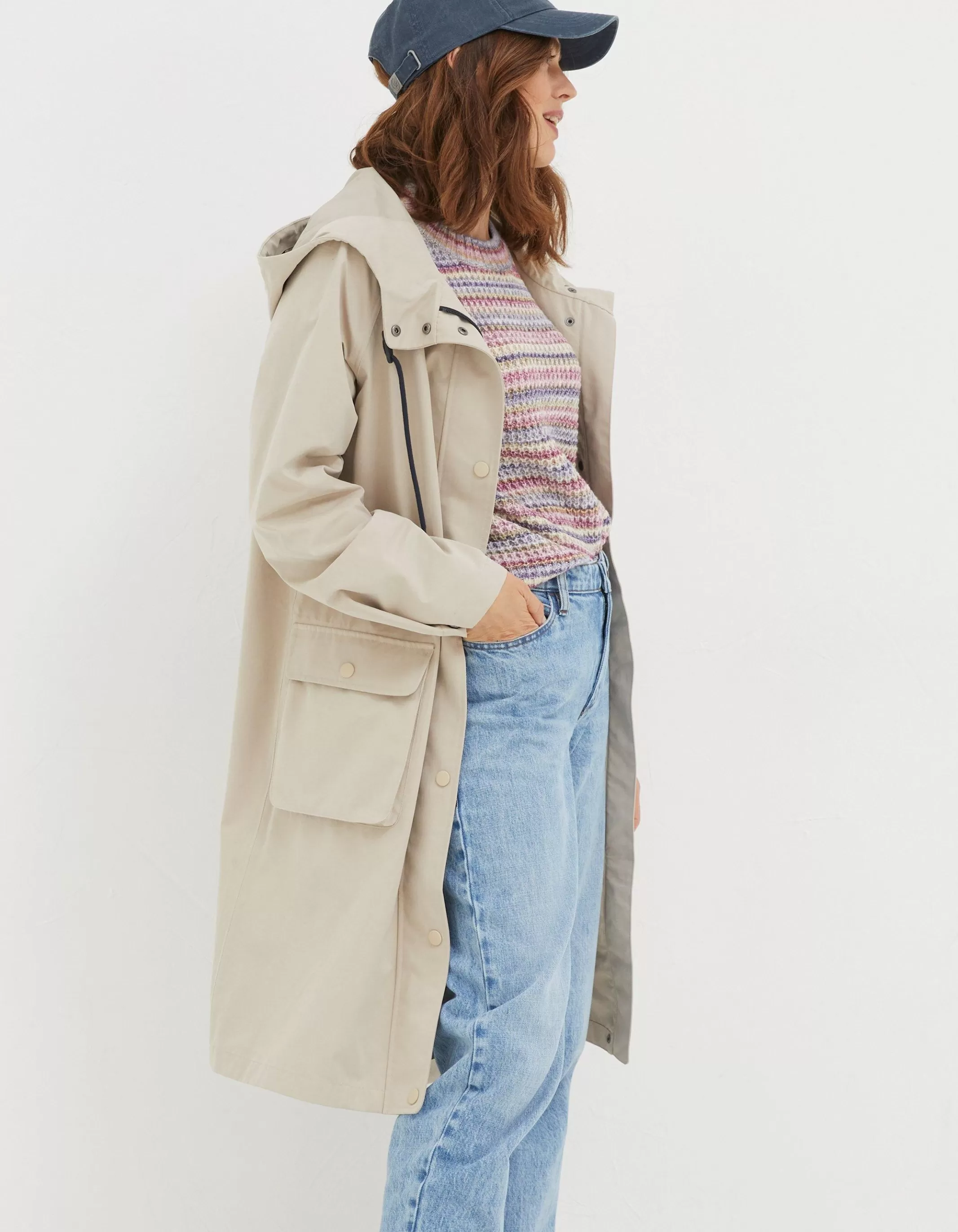 Discount FatFace Wren Waterproof Coat Stone